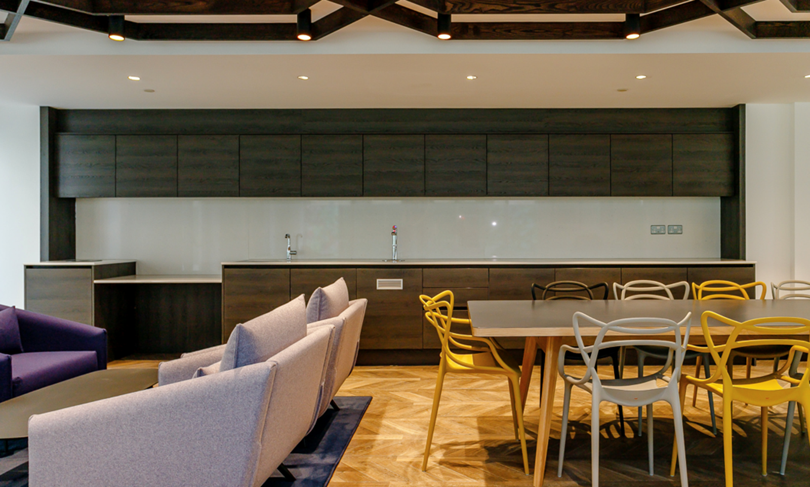 Apartments to Rent by Savills at Allegro, Birmingham, West Midlands, B4, Allegro Hub communal lounge