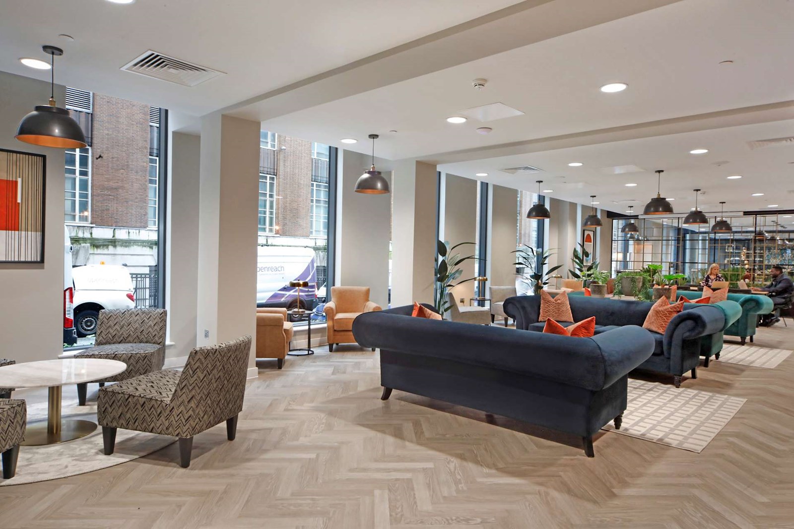 Apartments to Rent by John Lewis Partnership at Landrow Place, Birmingham, B3, communal lounge