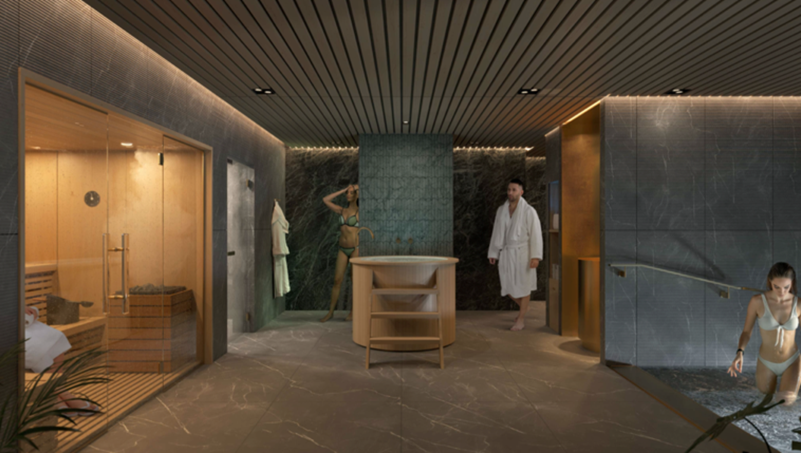 Apartments to Rent by Savills at One Eastside, Birmingham, B7, Noya wellness spa CGI
